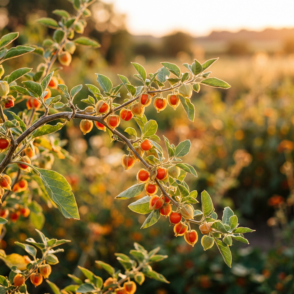 Ashwagandha berries, a HorseFil ingredient that helps reduce stress