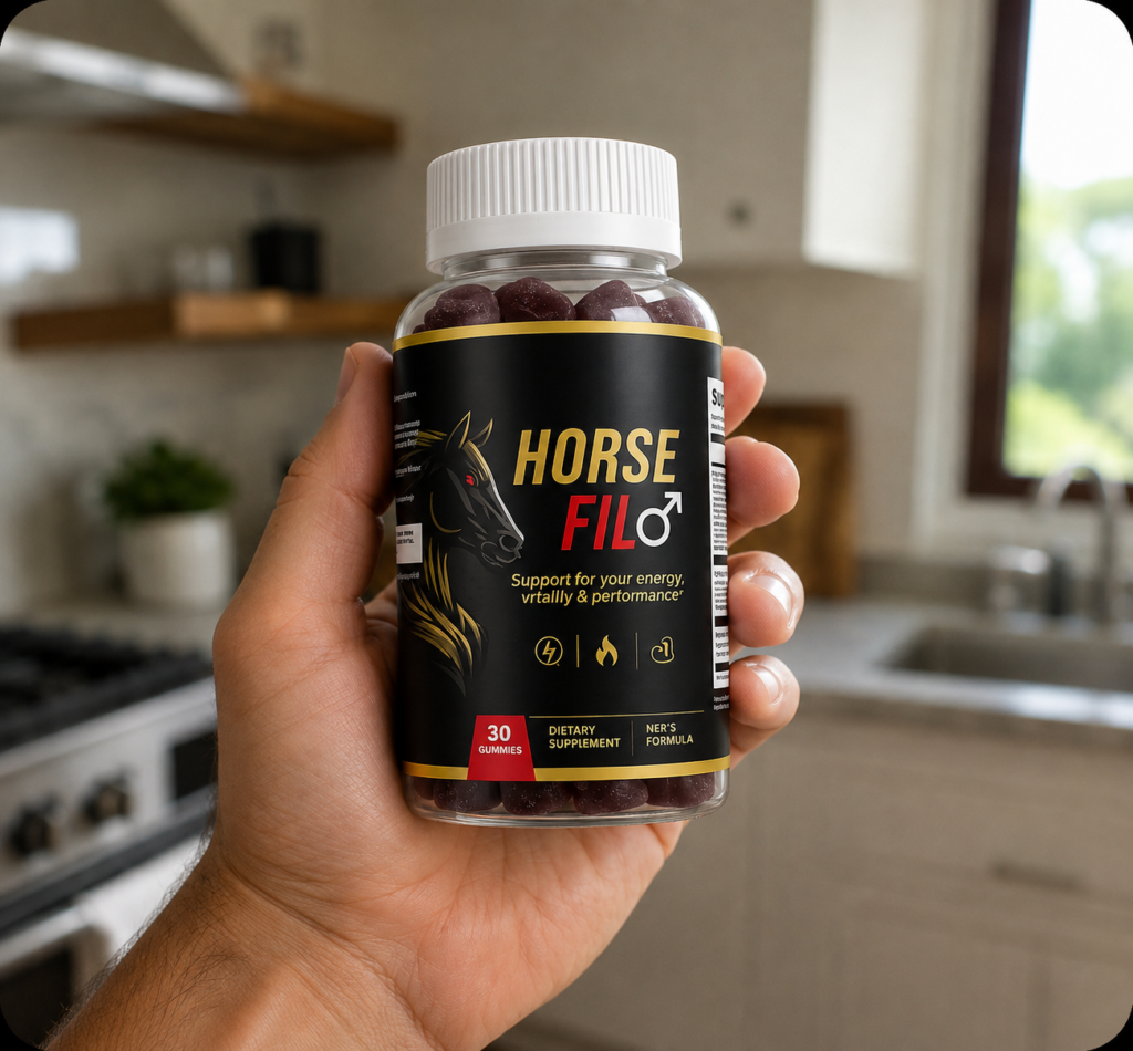 HorseFil review graphic highlighting the supplement's key benefits